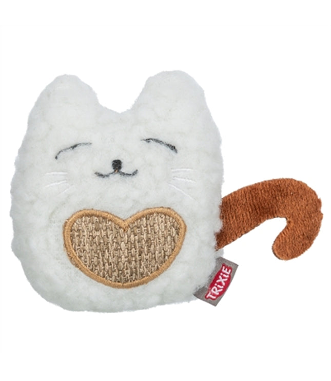 Trixie Kat Stof / Pluche Met Kattenkruid / Catnip Wit / Beige