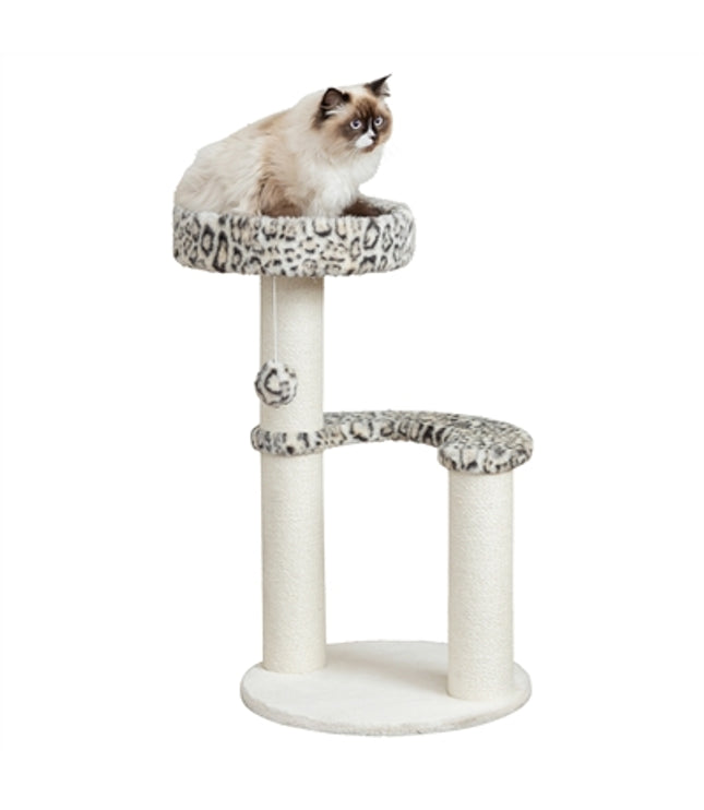 Trixie Krabpaal Leo Panterprint Rond Creme