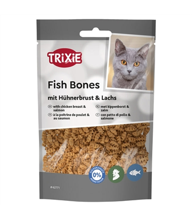 Trixie Fish Bones Met Kippenborst En Zalm