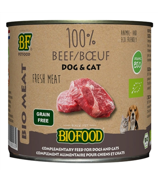 Bf Petfood Biofood Organic Kat 100% Rund Blik