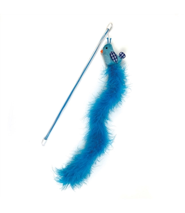 Happy Pet Tabby Patch Kattenhengel Vogel Blauw