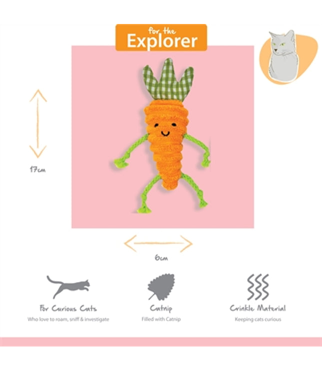 Happy Pet Tabby Patch Wortels Met Catnip