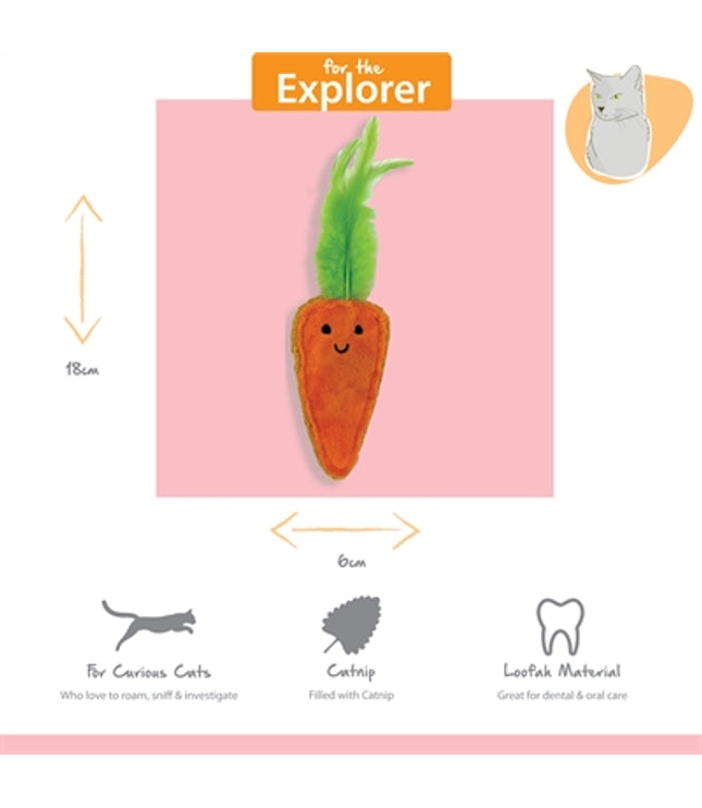 Happy Pet Tabby Patch Wortels Met Catnip