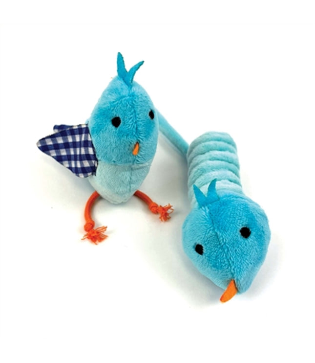 Happy Pet Tabby Patch Vogel Blauw