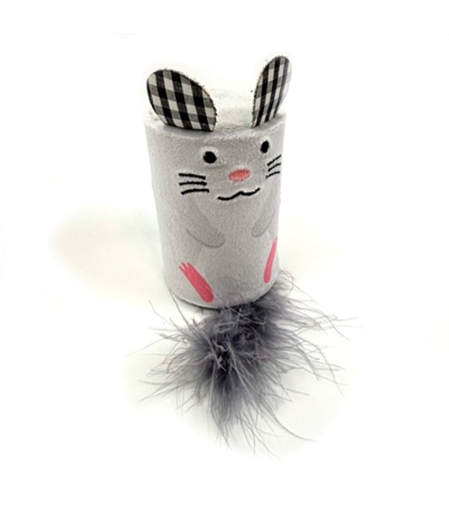 Happy Pet Tabby Patch Muis Ratel En Roller Grijs