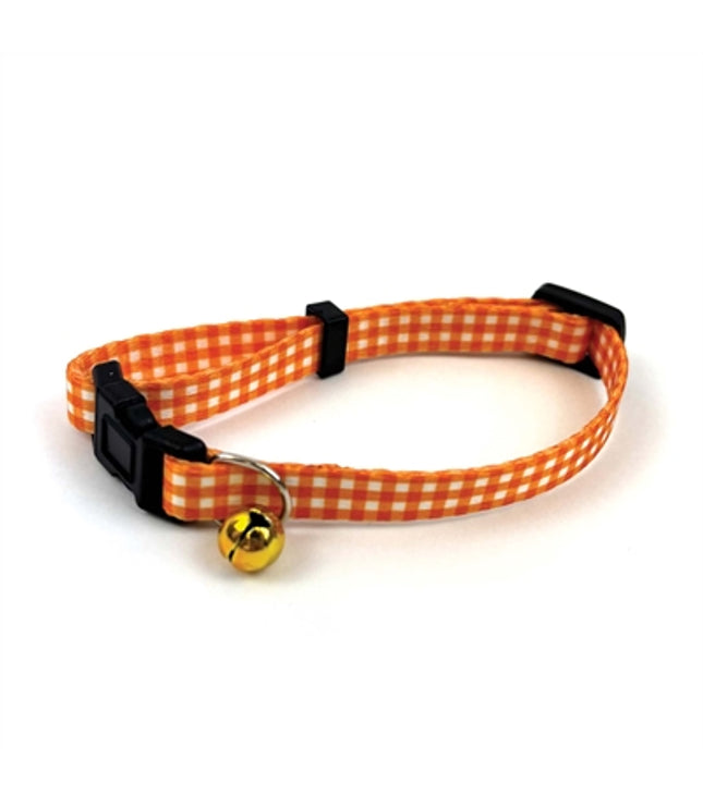 Happy Pet Tabby Patch Halsband Kat Ruit Oranje
