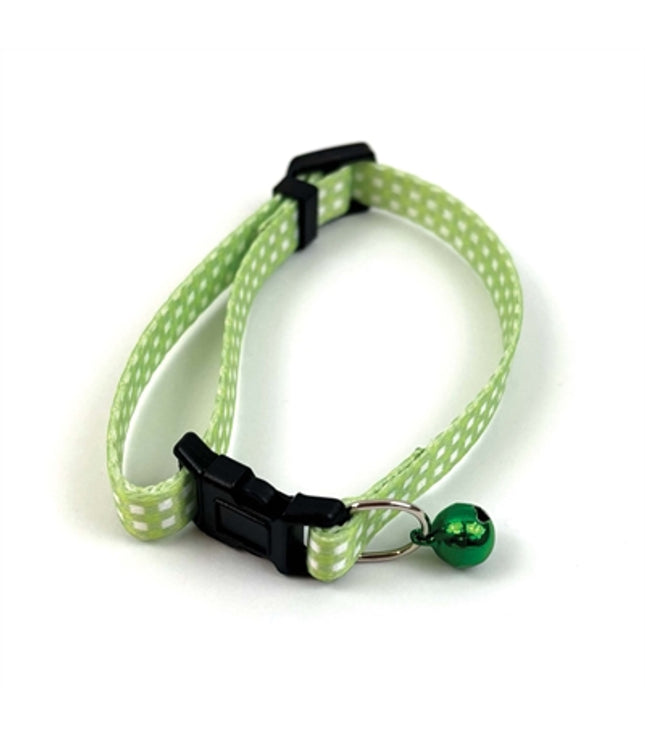 Happy Pet Tabby Patch Halsband Kat Ruit Groen