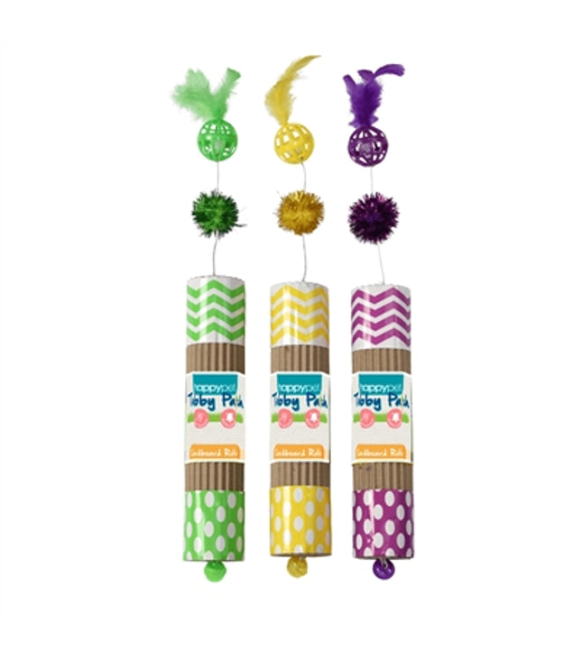 Happy Pet Tabby Patch Roller Karton Assorti