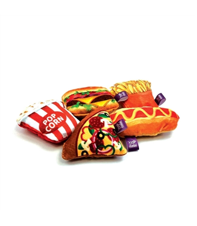Happy Pet Tabby Patch Fast Food Met Catnip Assorti