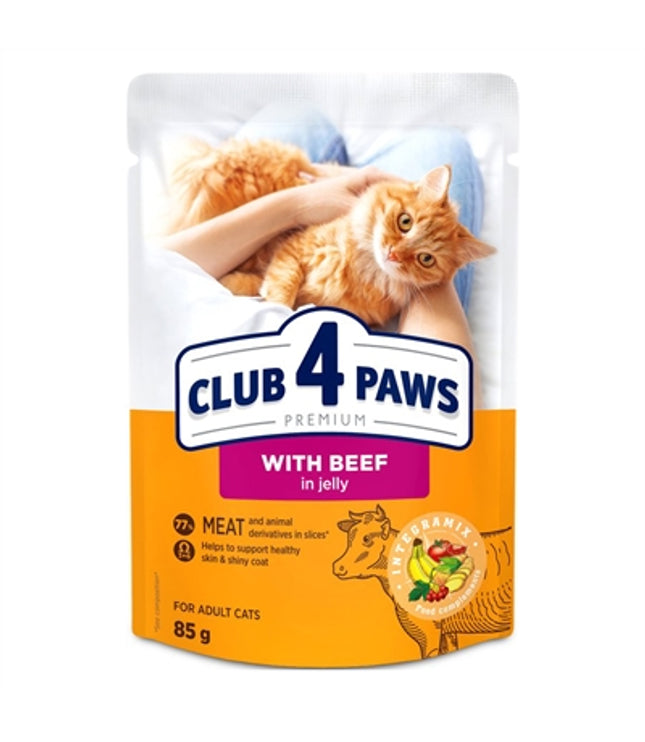 Club 4 Paws Premium Adult Pouch Rund In Gelei
