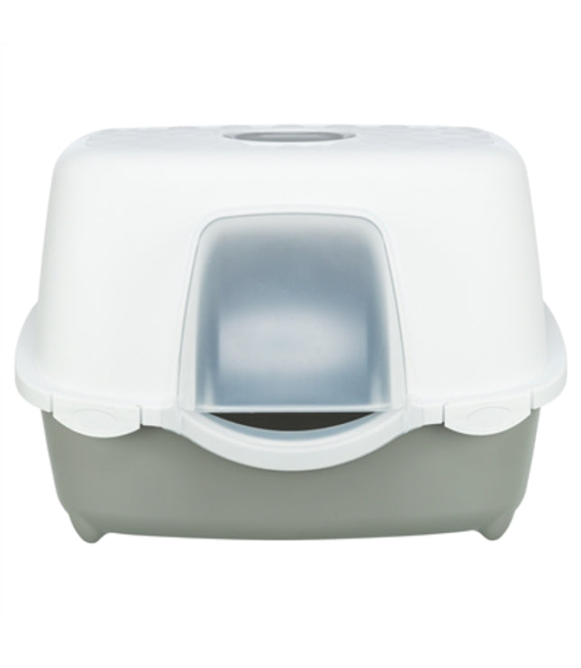 Trixie Kattenbak Davio Top Outdoor Met Kap Grijs / Wit