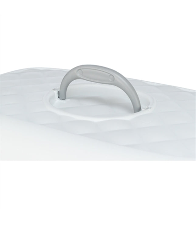 Trixie Kattenbak Davio Top Outdoor Met Kap Grijs / Wit