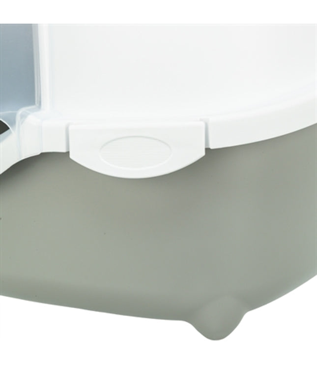 Trixie Kattenbak Davio Top Outdoor Met Kap Grijs / Wit