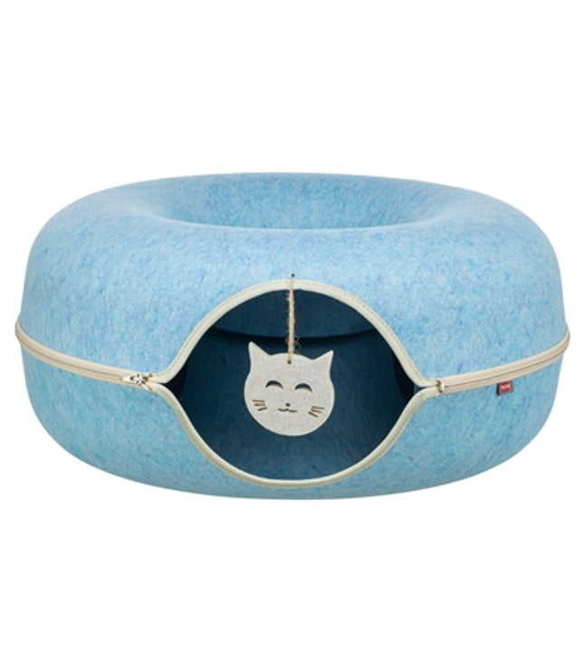Trixie Speeldonut Vilt Blauw