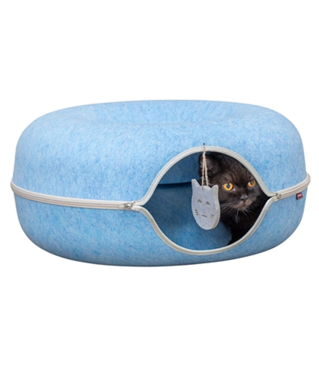 Trixie Speeldonut Vilt Blauw