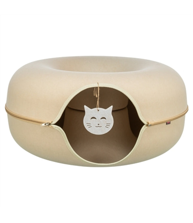 Trixie Speeldonut Vilt Beige