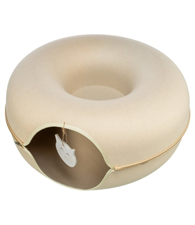 Trixie Speeldonut Vilt Beige