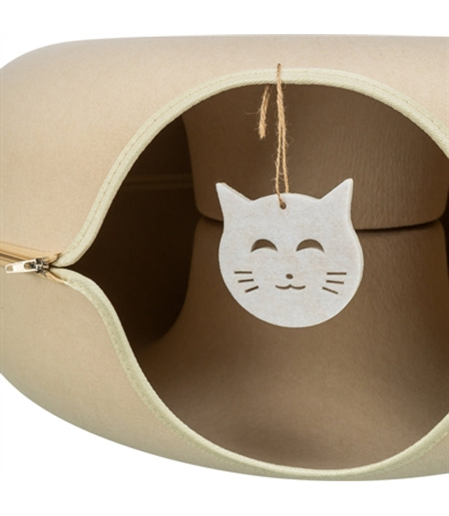 Trixie Speeldonut Vilt Beige