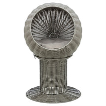 Trixie Kattenmand Amalia Rond Polyrattan Grijs