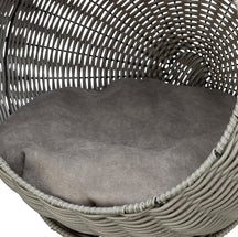 Trixie Kattenmand Amalia Rond Polyrattan Grijs