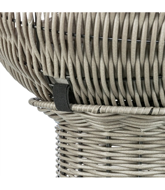 Trixie Kattenmand Amalia Rond Polyrattan Grijs