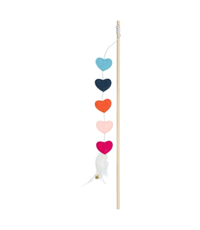 Trixie Kattenhengel Hartjes Met Catnip Vilt / Hout