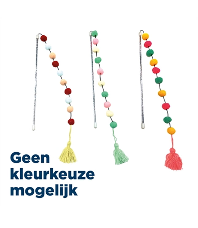 Croci Kattenhengel Pompom Assorti