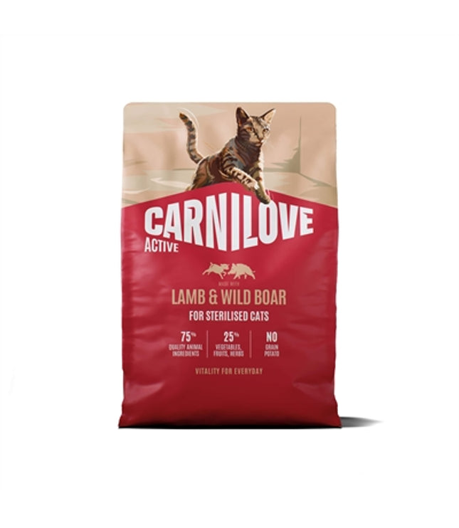 Carnilove Active Adult Sterilised All Breeds Lamb / Wild Boar