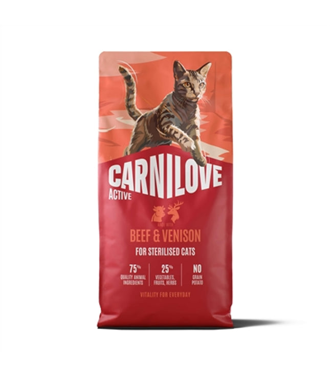 Carnilove Active Adult Sterilised All Breeds Beef / Venison