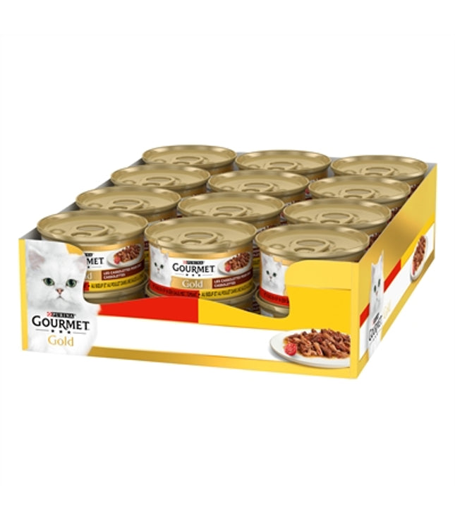 Gourmet Gold Cassolettes Duet Van Vlees In Saus Met Tomaten